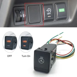 Car LED DRL Light Radar Power On Off Camera Mirror heated Switch Button For Nissan XTRAIL T32 rogue QASHQAI J11 Serena C26 C27