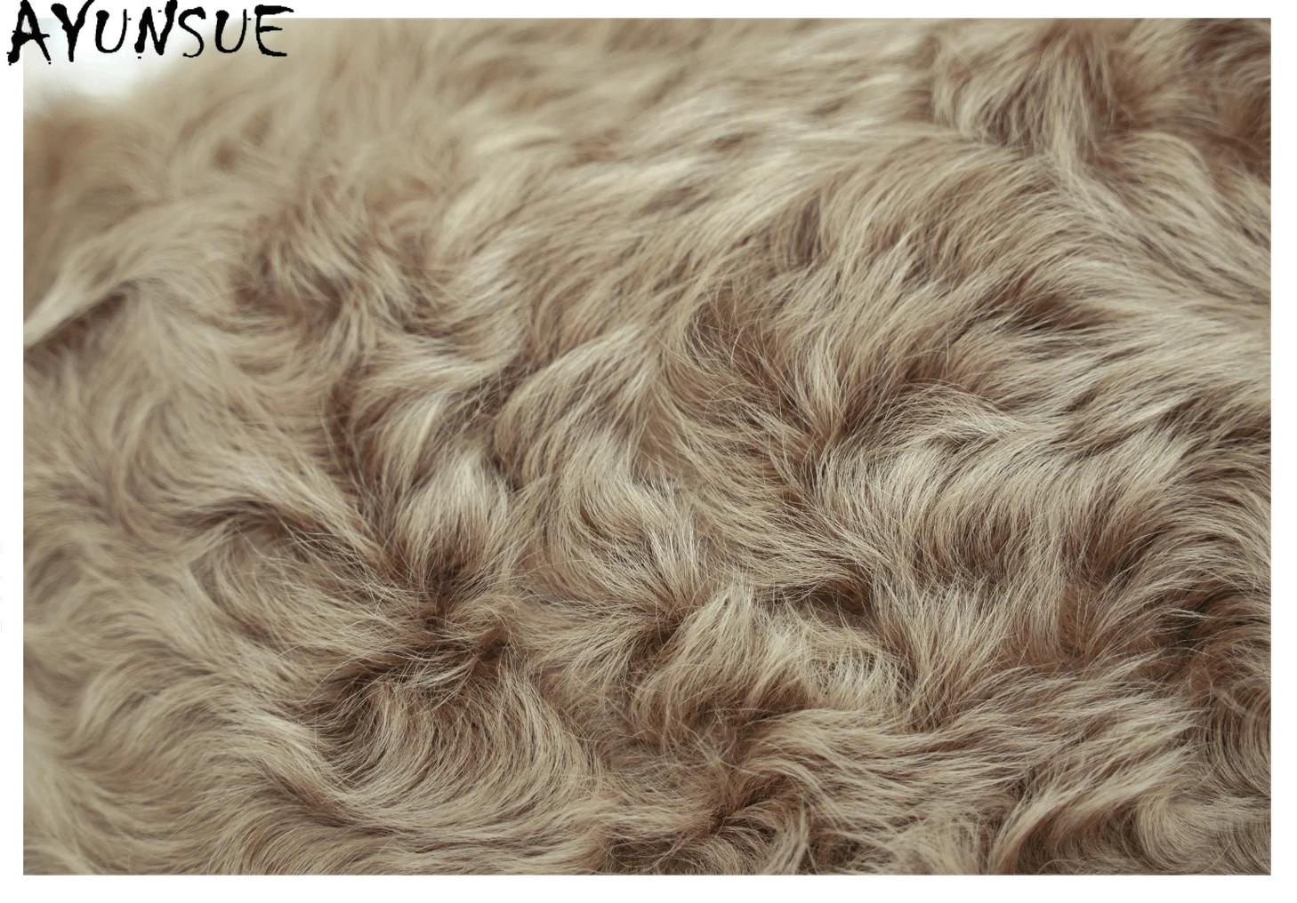 سترة من الجلد الطبيعي للنساء من AYUNSUE معطف فرو من جلد الغنم الطبيعي معاطف من صوف الضأن معاطف من الفرو الحقيقي ملابس شتوية دافئة للسيدات