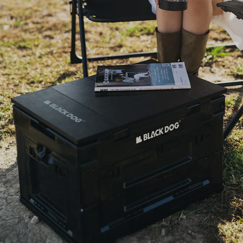 BLACKDOG Vientiane Folding Storage Box Portable Large Capacity Outdoor Camping Double Sided Door Travel Sundries Bag