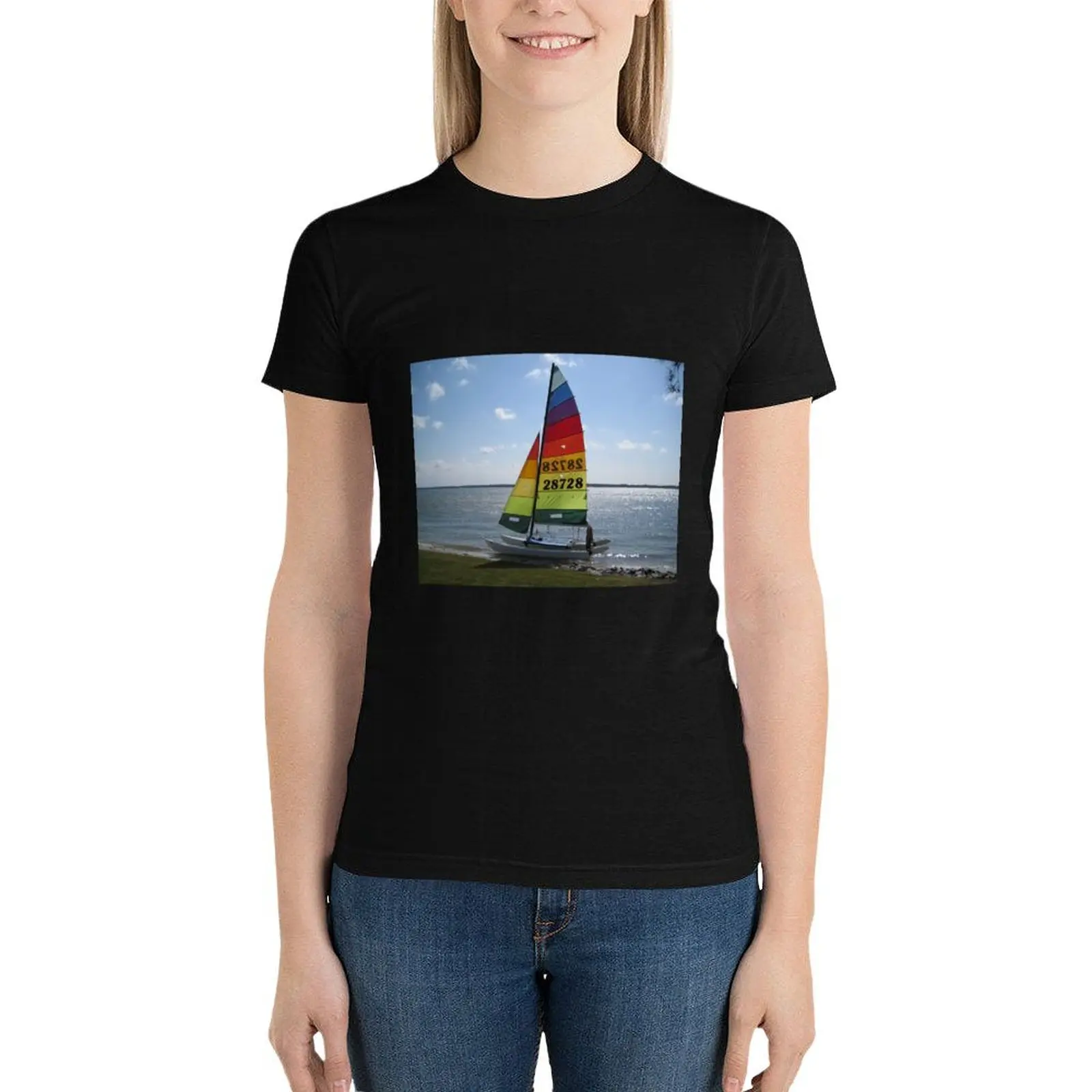 Catamaran Sailing T-Shirt anime clothes tops female t shirts for Womens