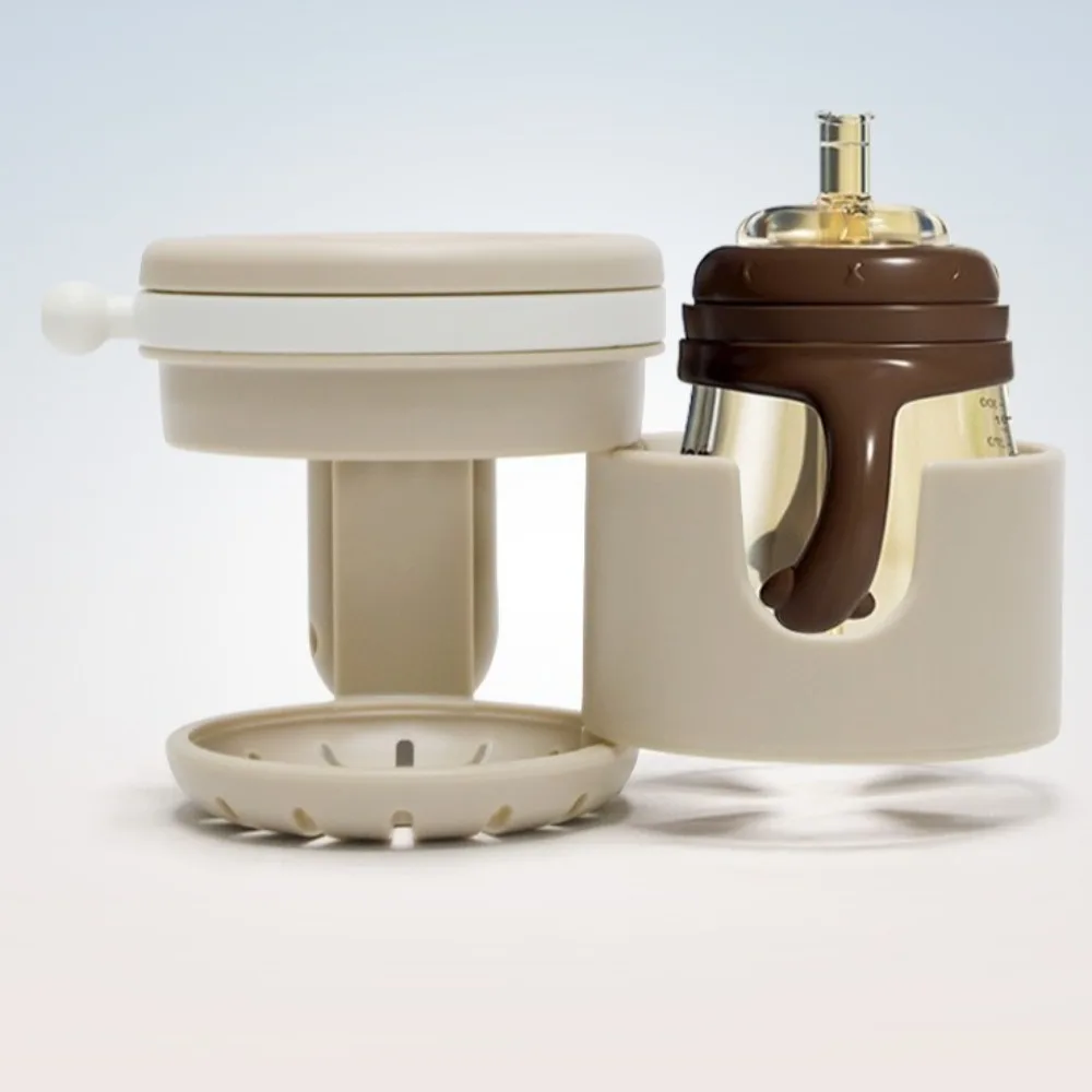 

Large Caliber Baby Stroller Cup Holder Anti-slip Adjustable Cup Stand Phone Holder Easy To Install