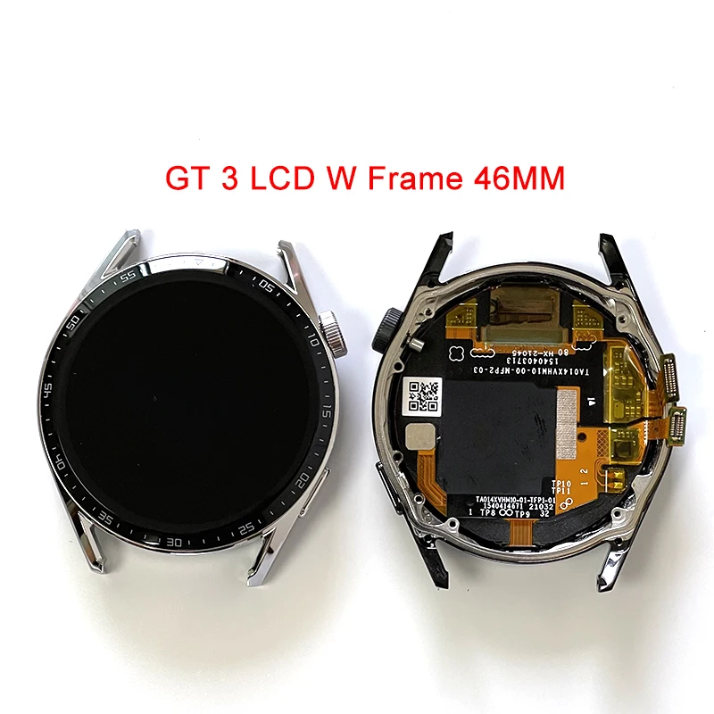 Original For Huawei Watch GT 3 JPT-B19 JPT-B29 LCD Display Screen Touch Panel Digitizer For Huawei Watch GT3 LCD Frame 42MM 46MM