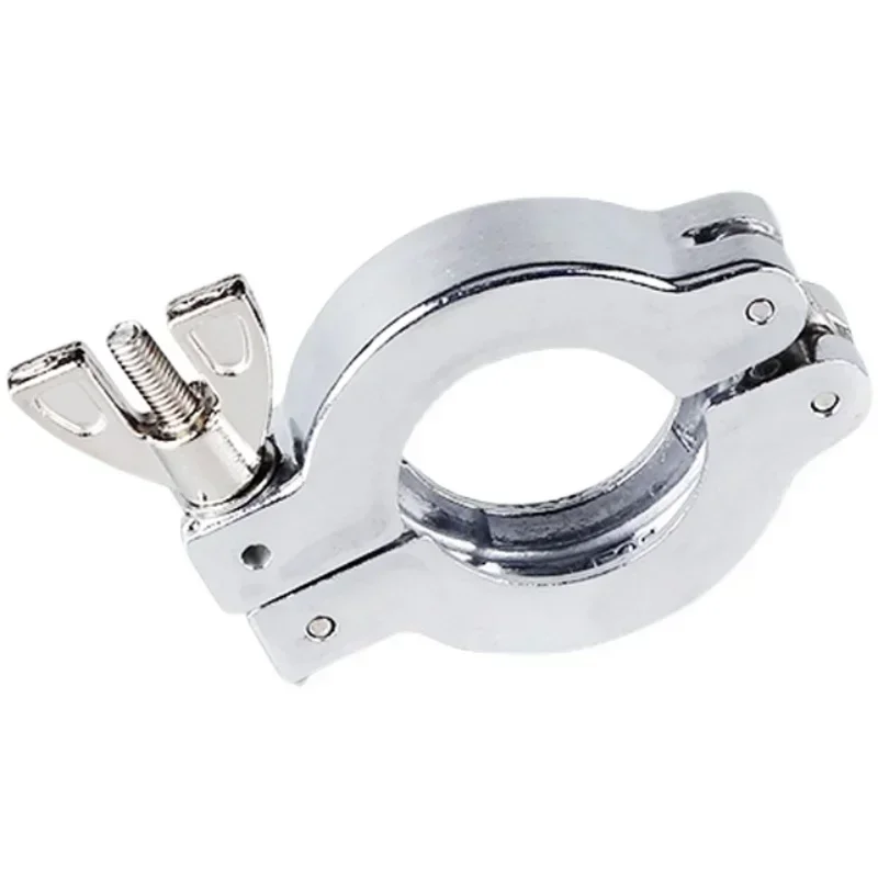 Kf10 Kf16 Kf25 Kf40 Kf50 Vacuum Wing-nut Clamp Aluminium Alloy Sanitarry Pipe Fitting Homebrew With Fkm Strip And Bracket
