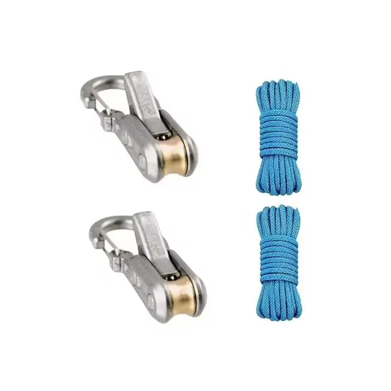 Heavy Duty Rope Tightening Tensioner Retractable Tie Down Rope Tool for Outdoor Camping Survival Equipment