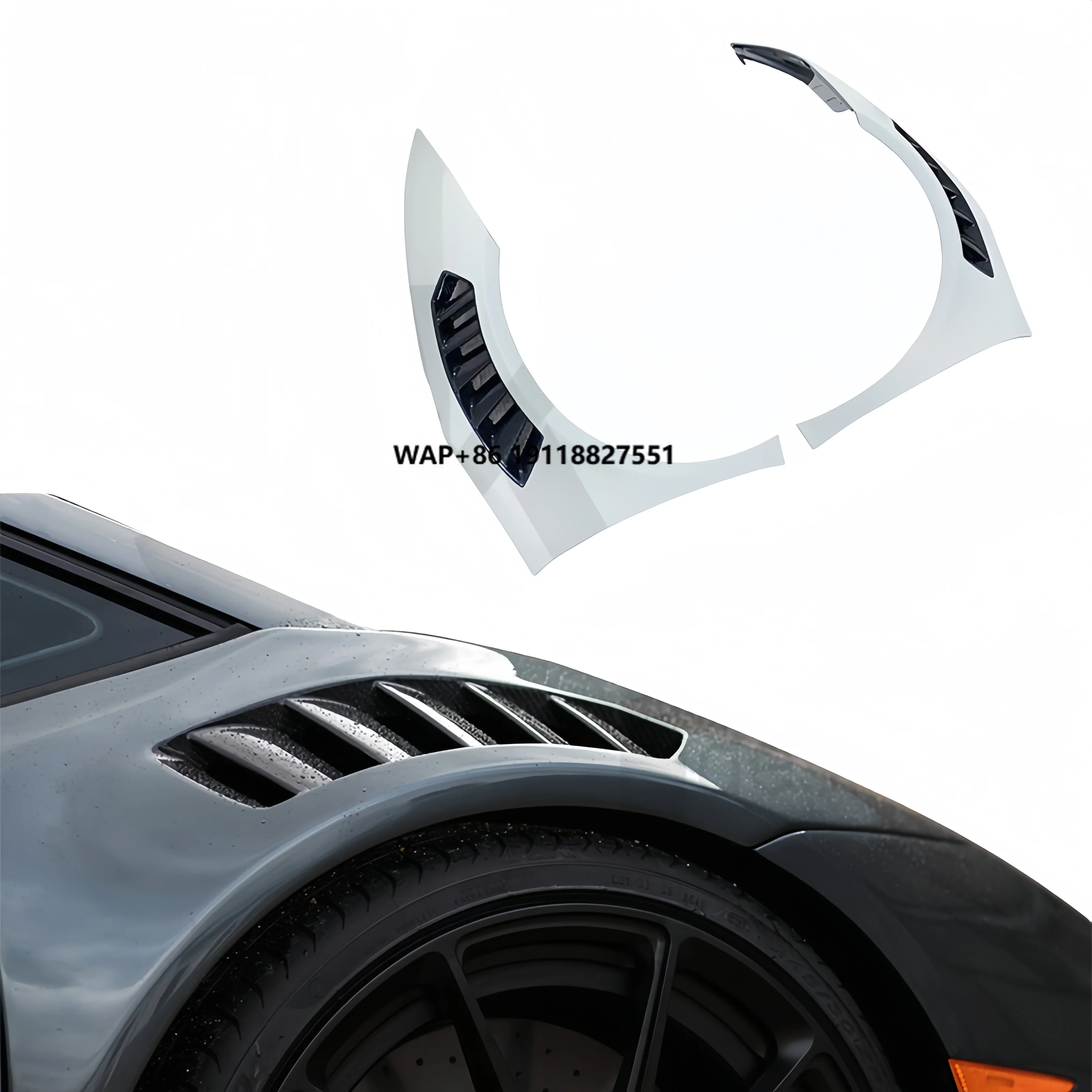 

Кованые карбоновые передние крылья V-образного стиля для Huracan LP580 LP610: Детали для тюнинга автомобиля