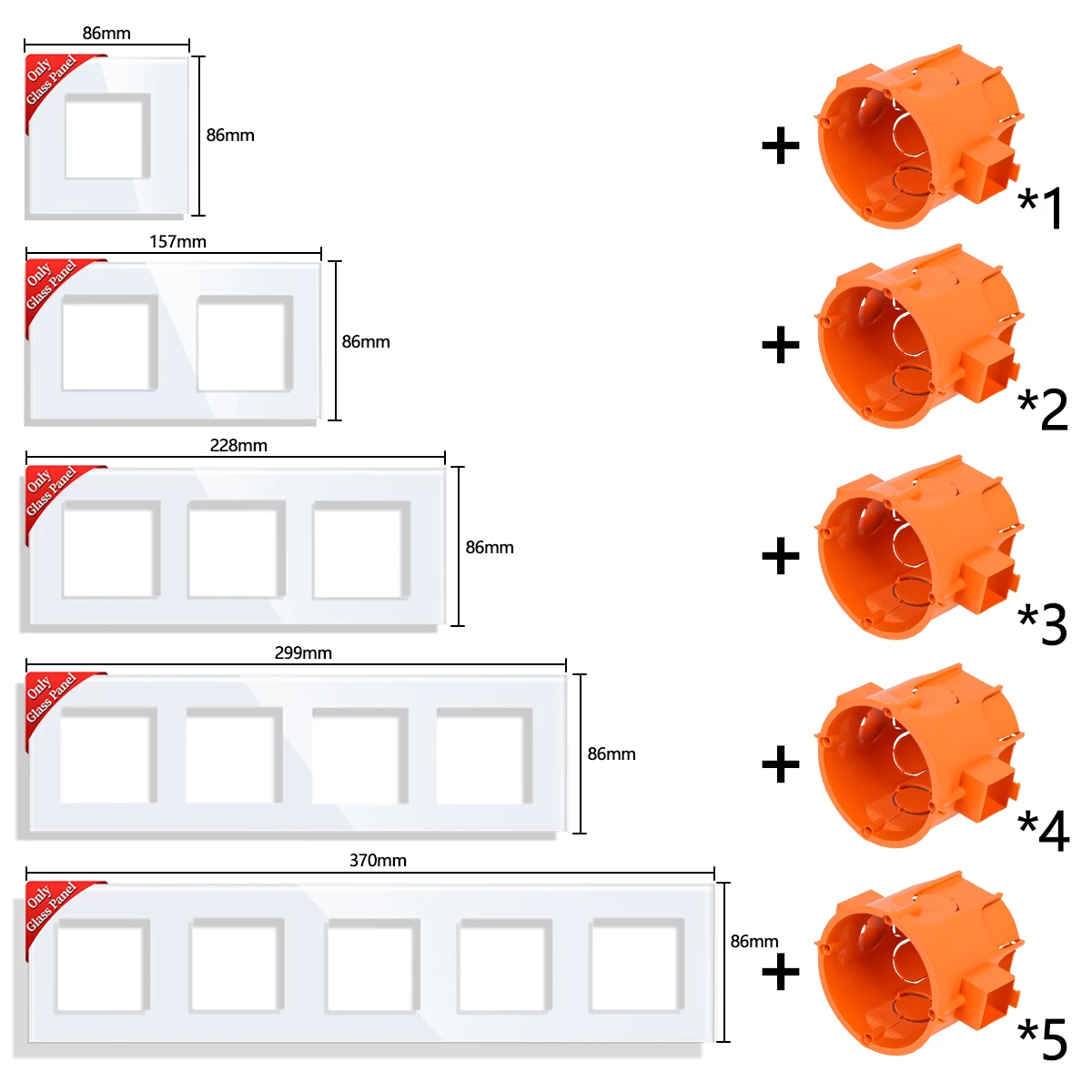 Smart Zigbee Switches Need Neutral Function Part Touch Glass Panel EU Wall Socket Smart Plug Module thermostat Smart Home