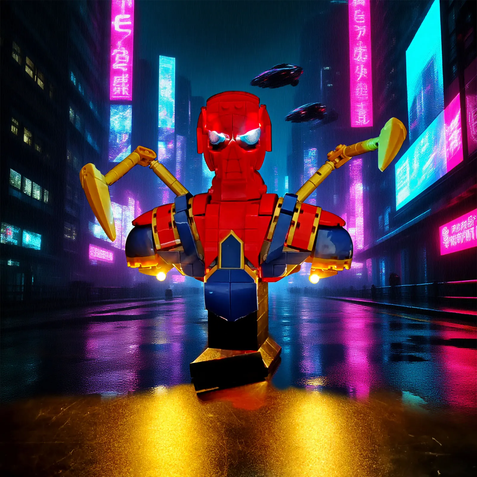 مجموعة إضاءة LED LYBMTWF متوافقة مع طراز Lego 76326 Man Minifigure (لا تشمل الطوب النموذجي)