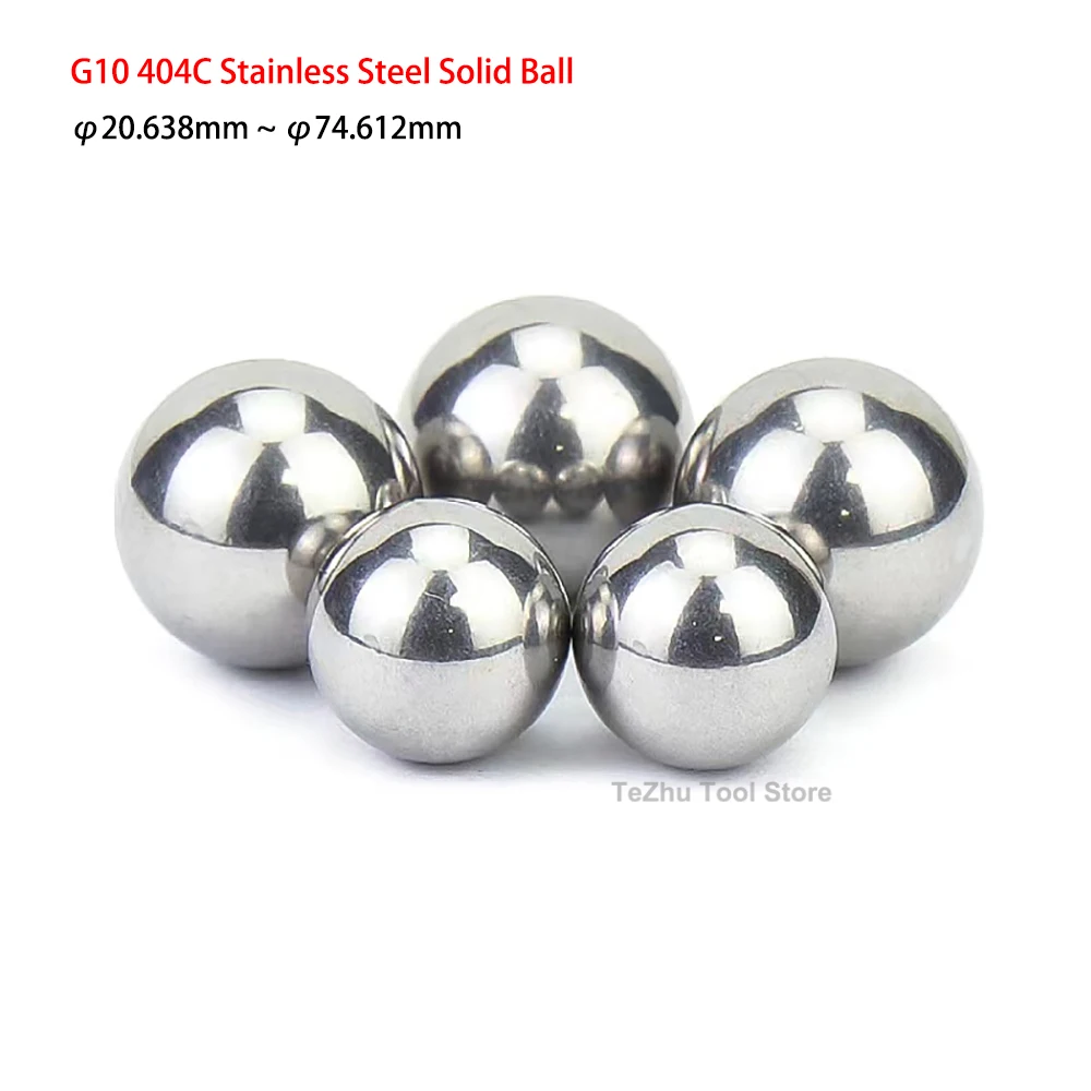 

1PCS Diameter 20.638mm~74.612mm G10 404C Stainless Steel Solid Smooth Ball Beads 9Cr18Mo High Precision Bearings Roller Beads