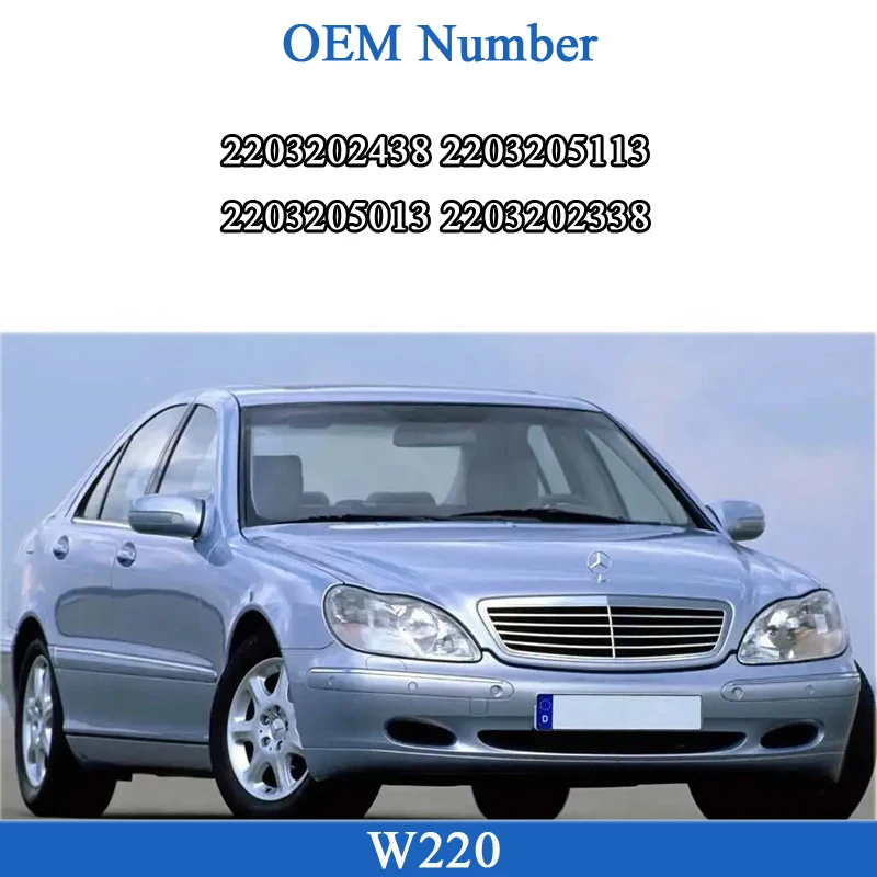 W220 Front Rear Air Suspension Struts Shock For W220 18 Months Warranty 1999-2006 Shock Absorber 2203202438 2203205013