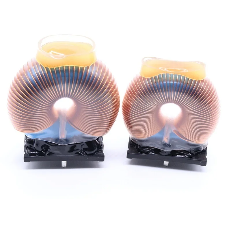 High Current Toroidal Inductor 1mh 10A PFC Inductor Differential Mode Filtering Flat Wire Toroidal Energy Storage Inductor Coil