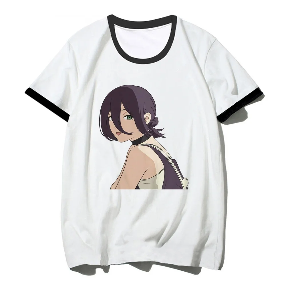 Chainsaw Man tshirt girl korean fashion funny goth gothic vintage t shirt vintage manga gyaru meme