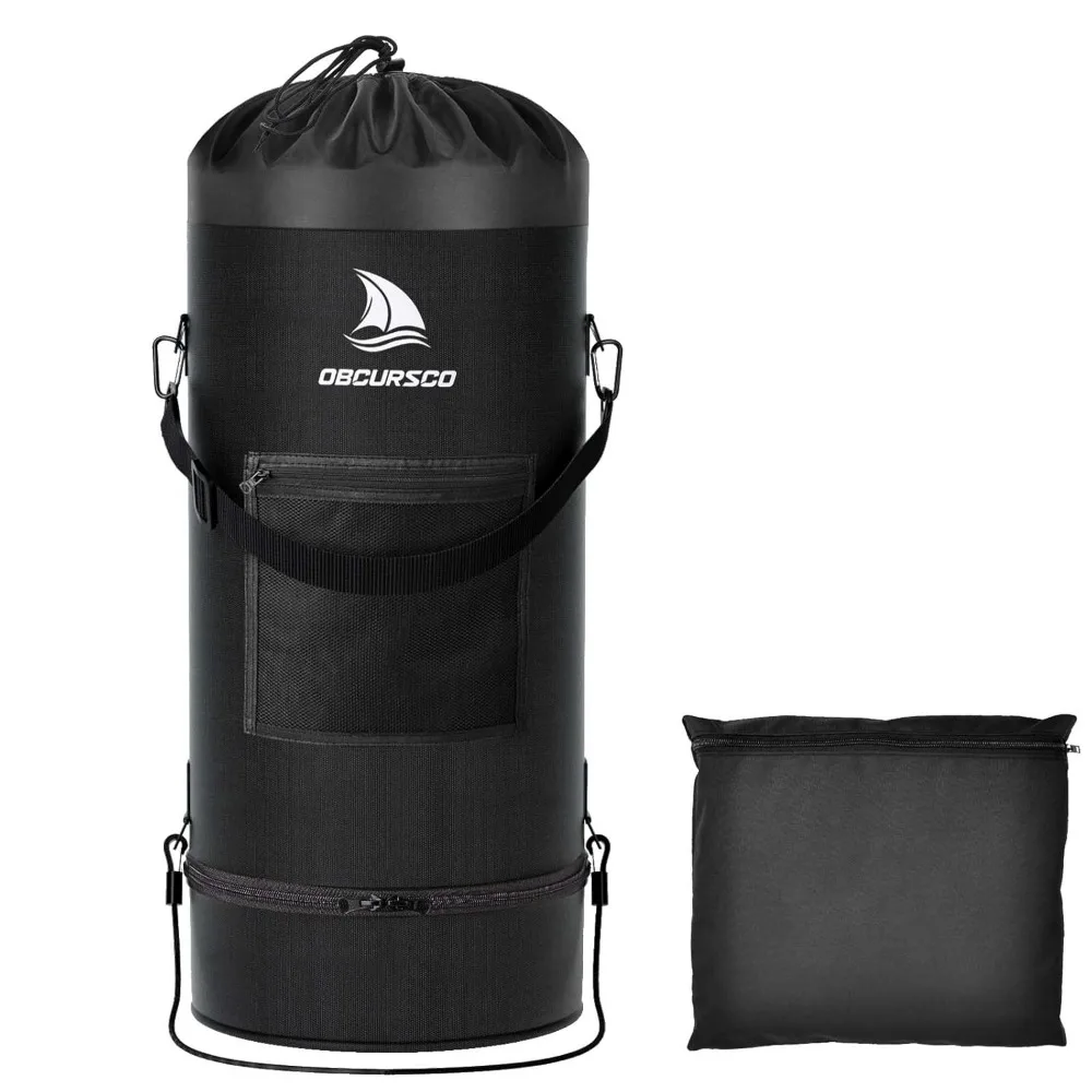 

Portable 900D Leakproof Boat Trash Bag 9 12 Gallon Marine RV Camping Garbage Holder