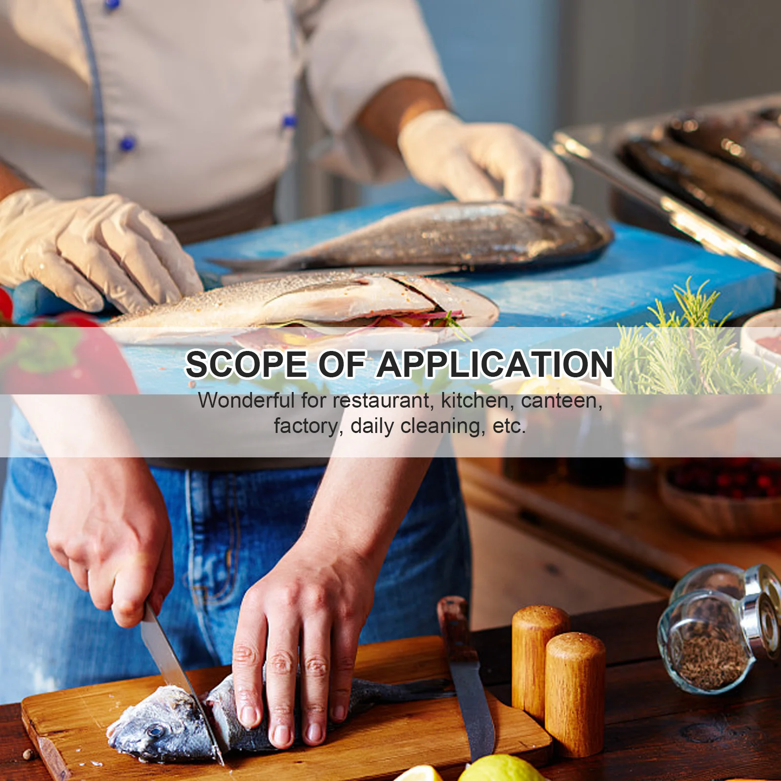 

Kitchen Apron Waterproof Anti-Grease Cooking Apron for Catering Colleges Schools Commercial Kitchens Clean Housework Supplies