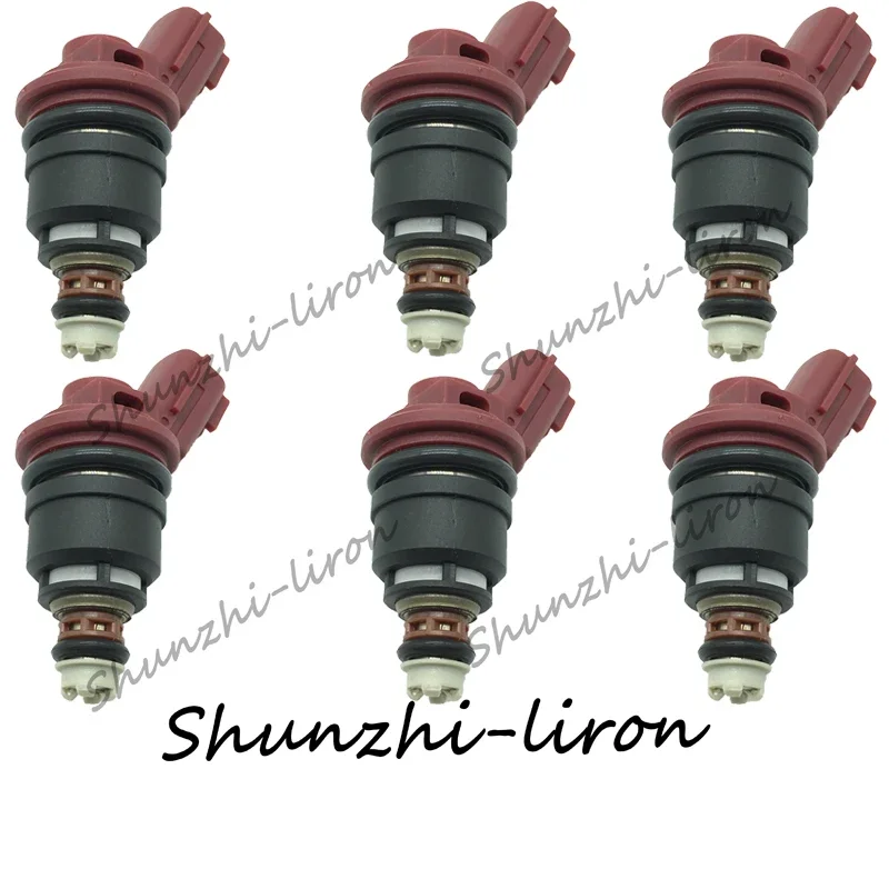 6PCS Fuel Injector 16600-RR544 New High Quality 740cc/min Side Feed For Nismo Silvia Skyline SR20 S13 S14 S15 SR20DET KA24DE