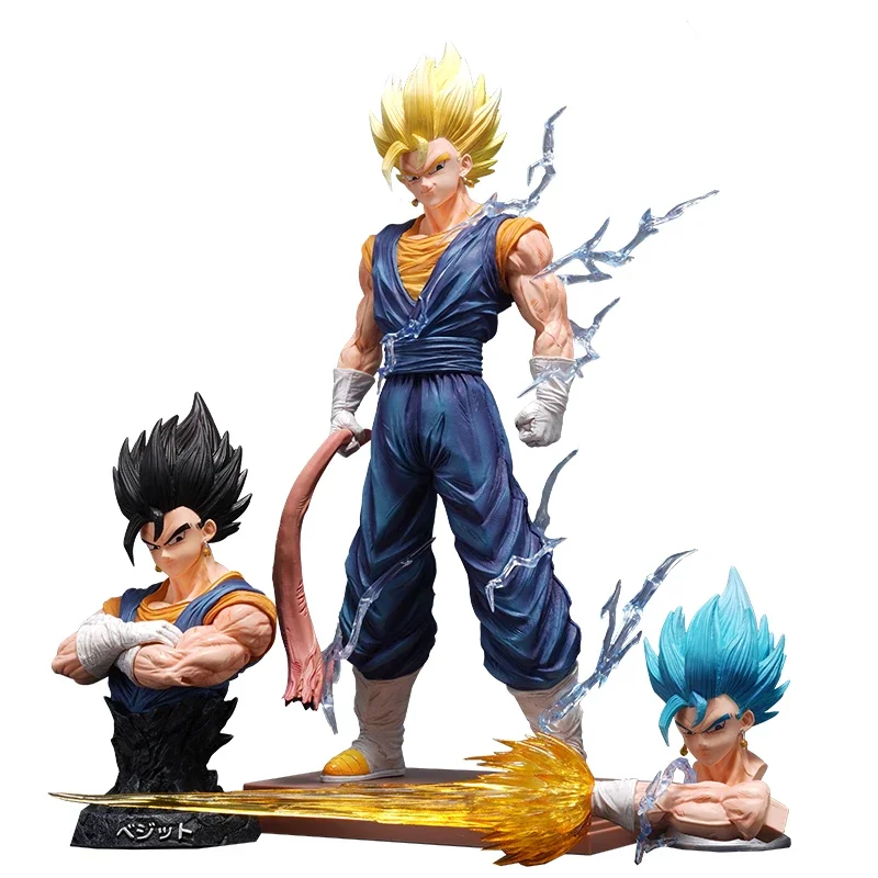 

in stock Dragon Ball Figurine HB Vegetto Gk Figures Super Saiyan Anime Figure Collectible Action Figure Statue Model Custom Toys