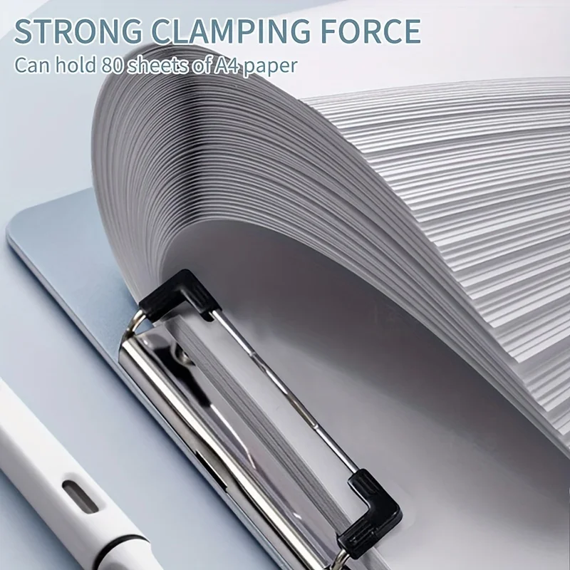 4pcs Multi-Functional A4 Writing Boards in 4 Colors - Durable Clipboard and Data Folder Set for Office, Home, and School Use