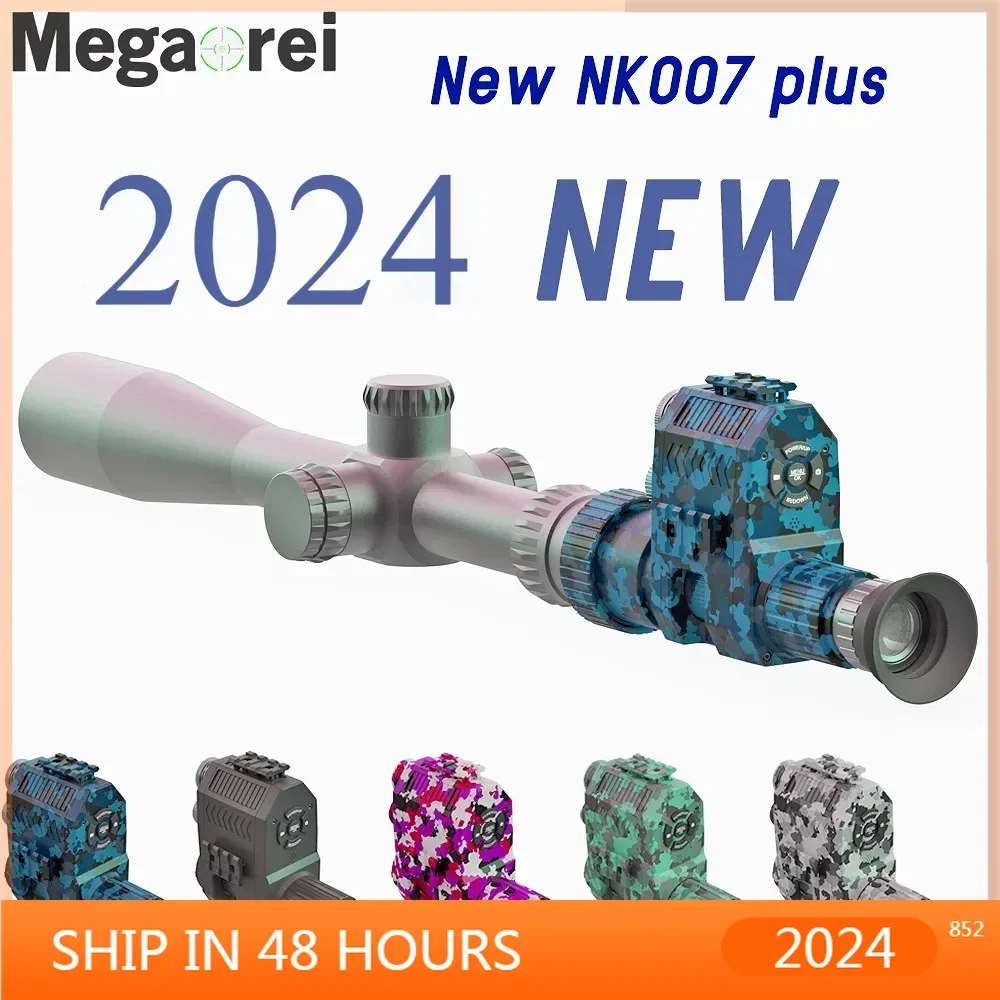 

Camera2024 Megoarei NK007 Hunting Night Vision Digital Rifle Scope Monocular Optics Sight Attachment With 1.3 Inch Screen 850 IR