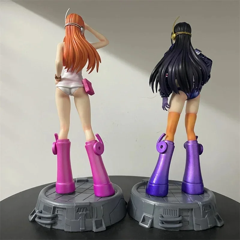 Egg head Arc Nami Nico Robin Scale Painted Figurines Egg head Nami Robin GK model Pvc Statue Desktop Collection Models
