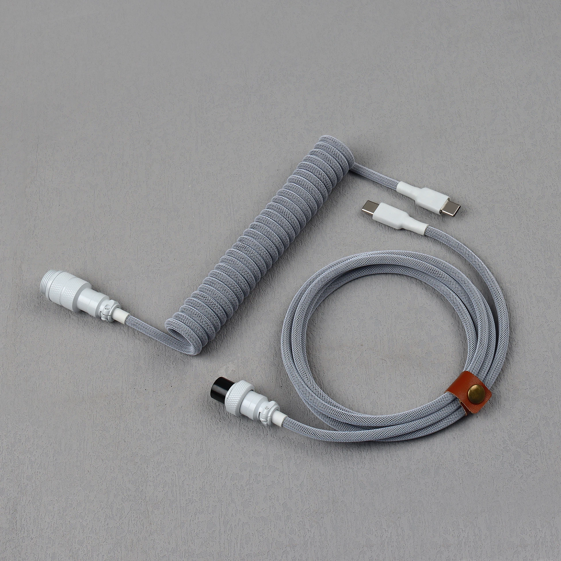 Imagem -01 - Lano-double Usb c Cabo de Bobina de Teclado Mecânico Conector Aviador Gx16 Interface tipo c Presente para Teclado do Jogo lano double usb c cabo de bobina de teclado mecanico conector aviador gx16 interface tipo c presente para teclado do jogo 01