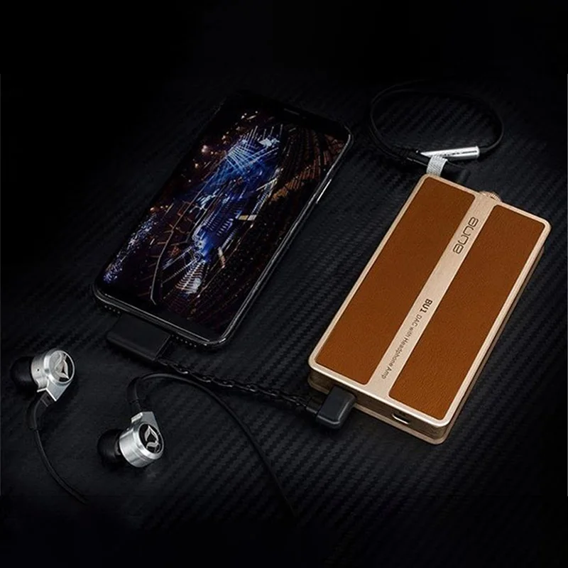 AUNE BU1 DSD512 32Bit/768k منفصلة تماما HiFi المحمولة مايكرو USB DAC مضخم ضوت سماعات الأذن