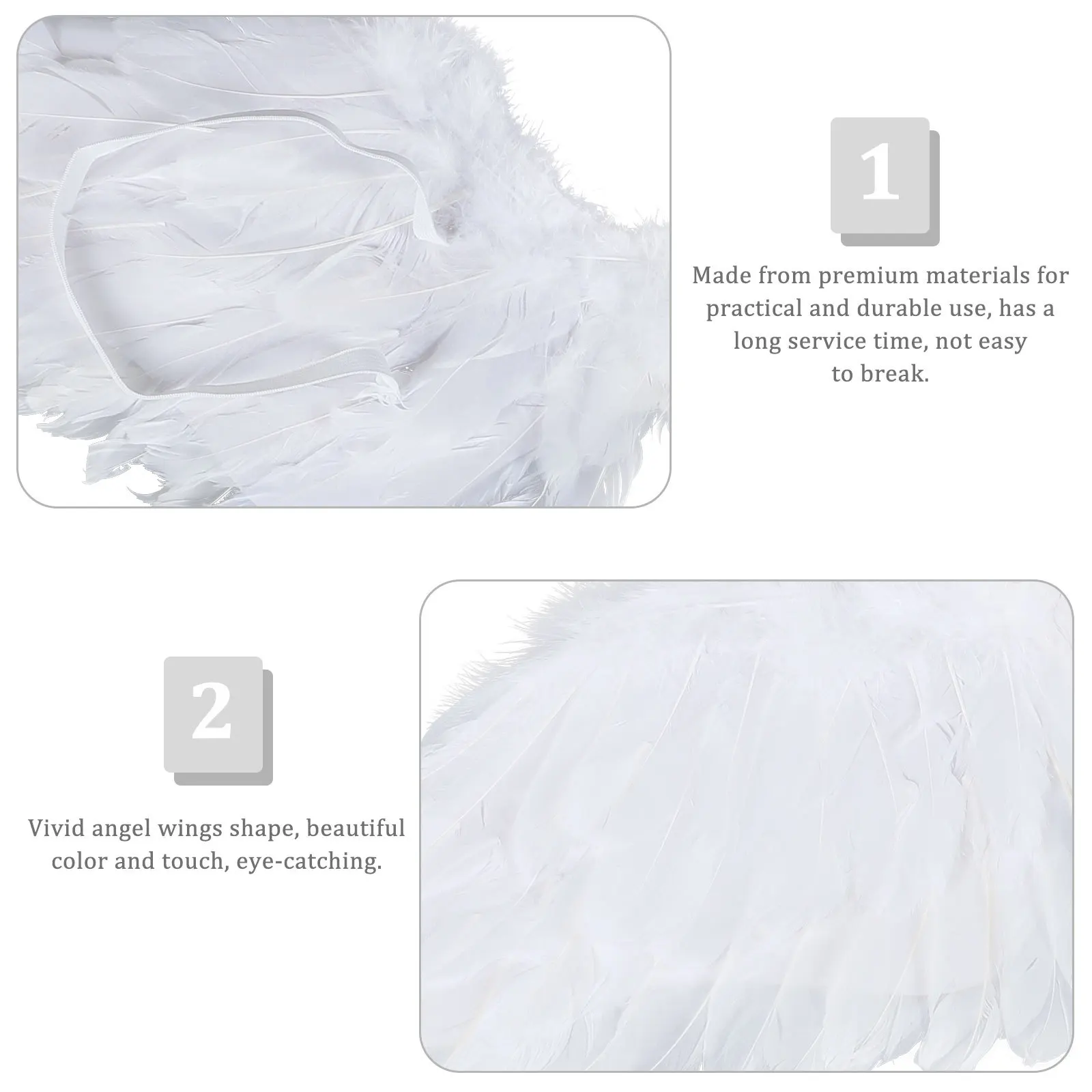 

Angel Wings For Lightweight Cosplay Party Costume Props Angel Costume Accessories Halloween Carnival Masquerade Decor