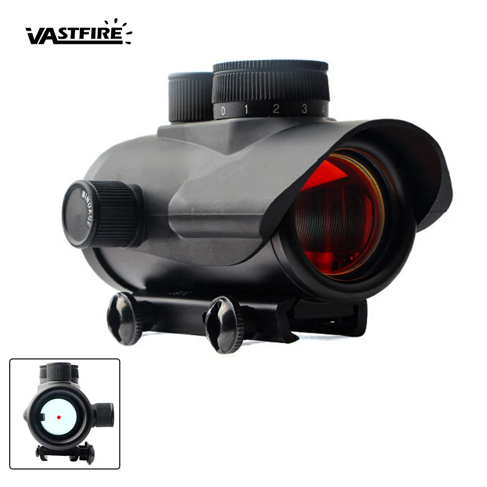 1X30 Red Dot Sight Scope Holographic Tactical 11 Brightness Adjust Collimator Optics Fit 11mm&20mm Hunting Weaver Rail Mount