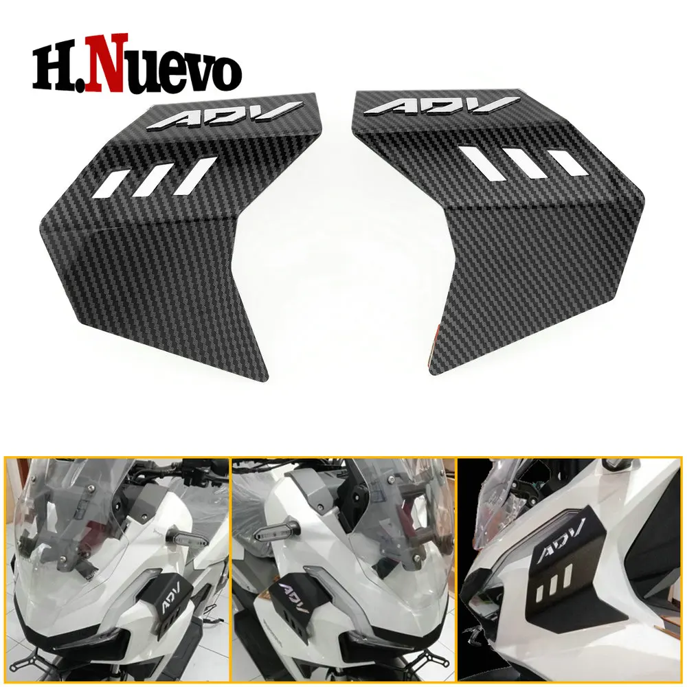 

Motorcycle Compaitible With Honda ADV160 ADV 160 Motorcycle Side Spoiler Side Wind Front Fairing Protector Wing Cover 2023+