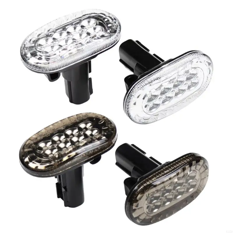 Direct Fit Clear Side Turn Lamps ABS Plastic Side Lights Simple Installation for Vehicle Jimny JB74 JB64 X37F