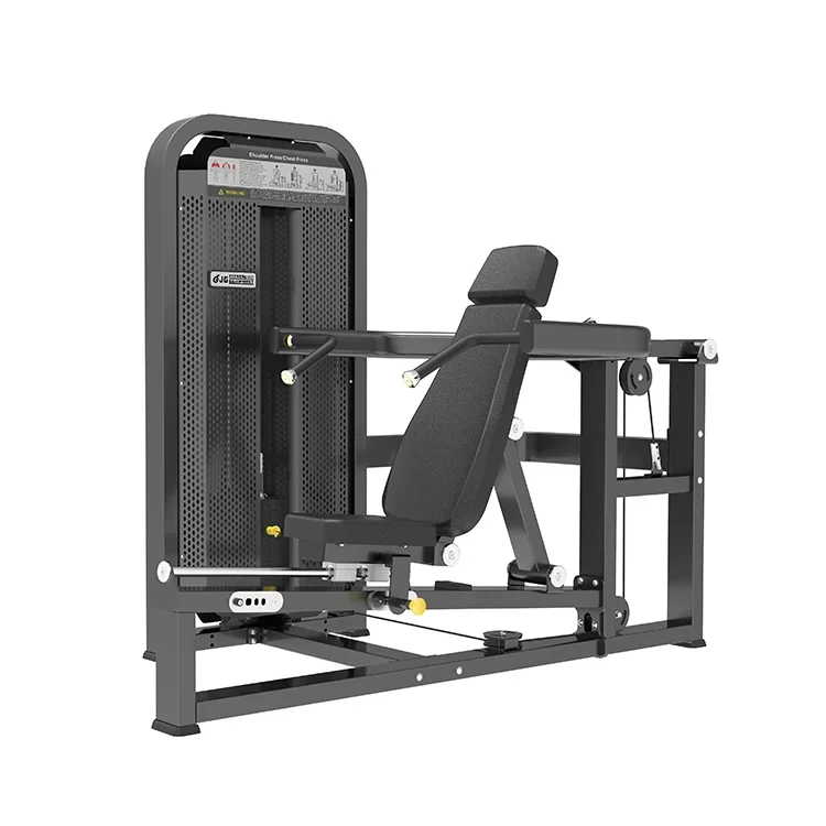 

The fashionable highest quality gym fitness equipment machine made in china for sale ---JG-S6763 shoulder press and chest press