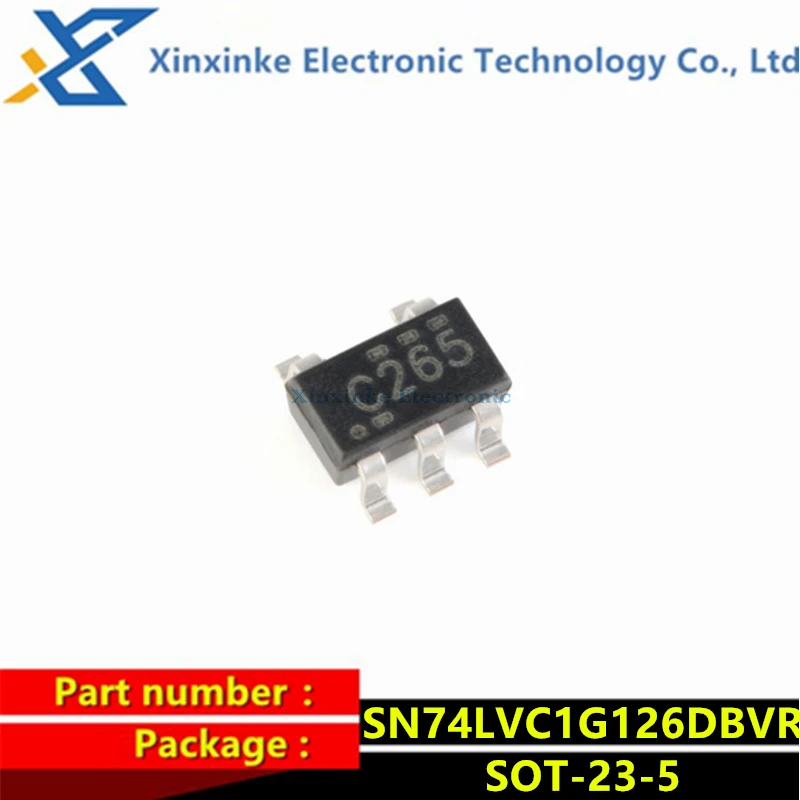 

20PCS SN74LVC1G126DBVR SOT-23-5 Marking：C265 Buffer Logic Chip SMD IC