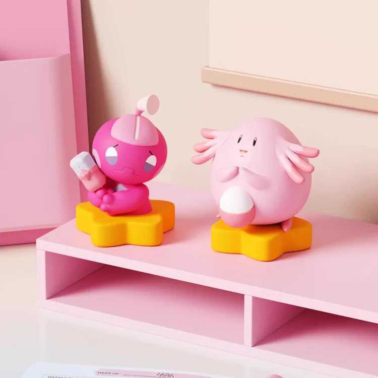 genuine-pokemon-pikachu-blind-box-quaxly-fuecoco-sprigatito-chansey-anime-action-figures-multi-functional-model-christmas-gift