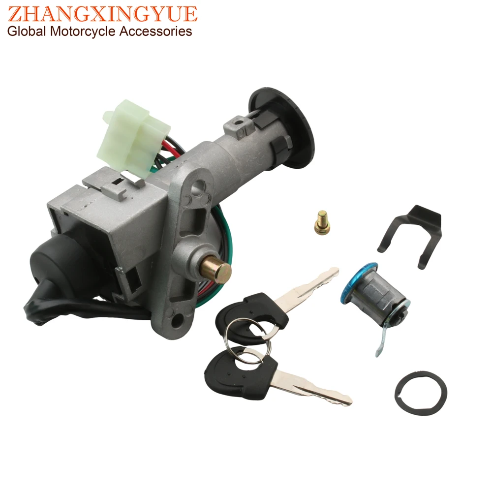 Scooter Ignition Switch Seat Lock Key Set For Sym Jet 4 Symphony S SR 50 125i 35010-Z6A-010