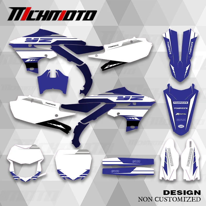

MCHMFG новый стиль графические наклейки комплект наклеек для YAMAHA YZF250 2019-2023 YZF450 2018-2022 WRF250 2020-2023