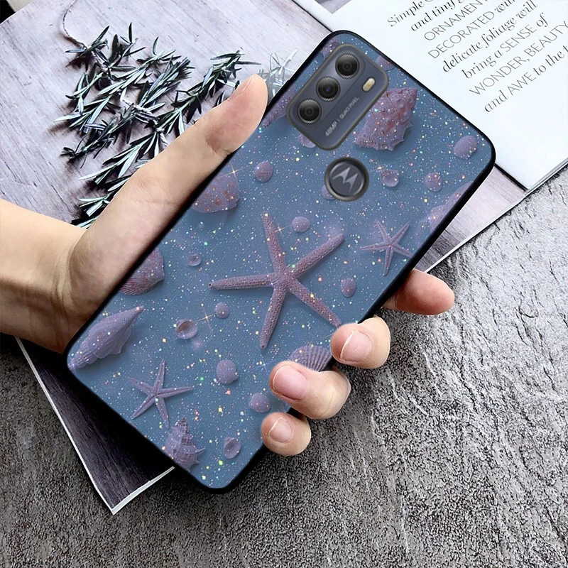 Sea Creatures Jellyfish Phone Case ForMoto Edge 50 40 Pro Edge 40 30 Ultra Neo Fusion G Power G Stylus G Play E32 E20 E40