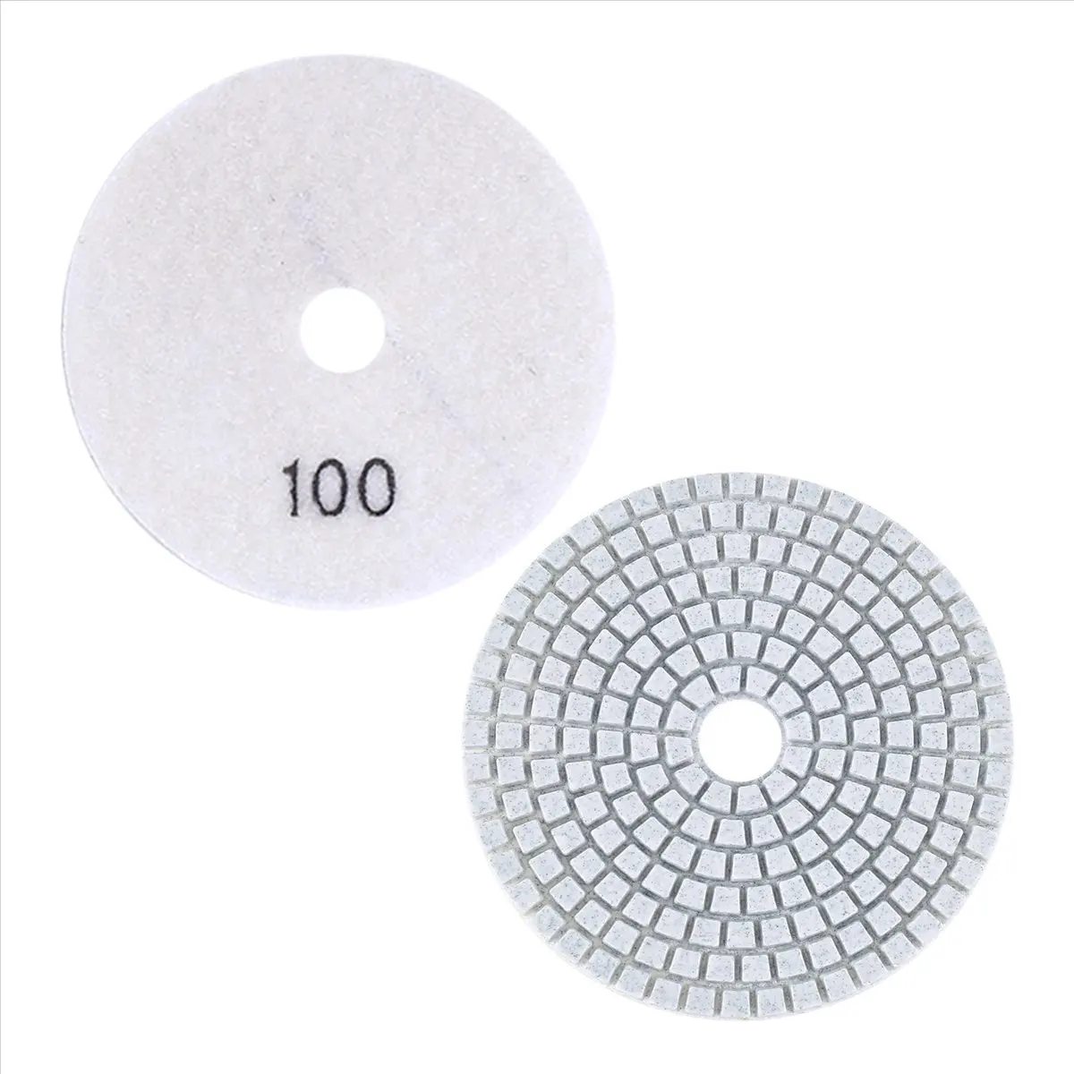 A63K& 10PCS Polishing Pads 4 Inch 10 Packs 3/8inch-11 Backer Pad Polishing Kit Marble Polishing Kit