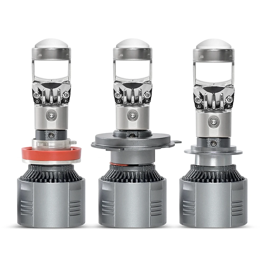 

A80-2 H4 Mini Dual Light Emitting Diode Projector Lens 35W 6000K H7 H11 9006 9007 Light Emitting Diode Auto Parts Headlights