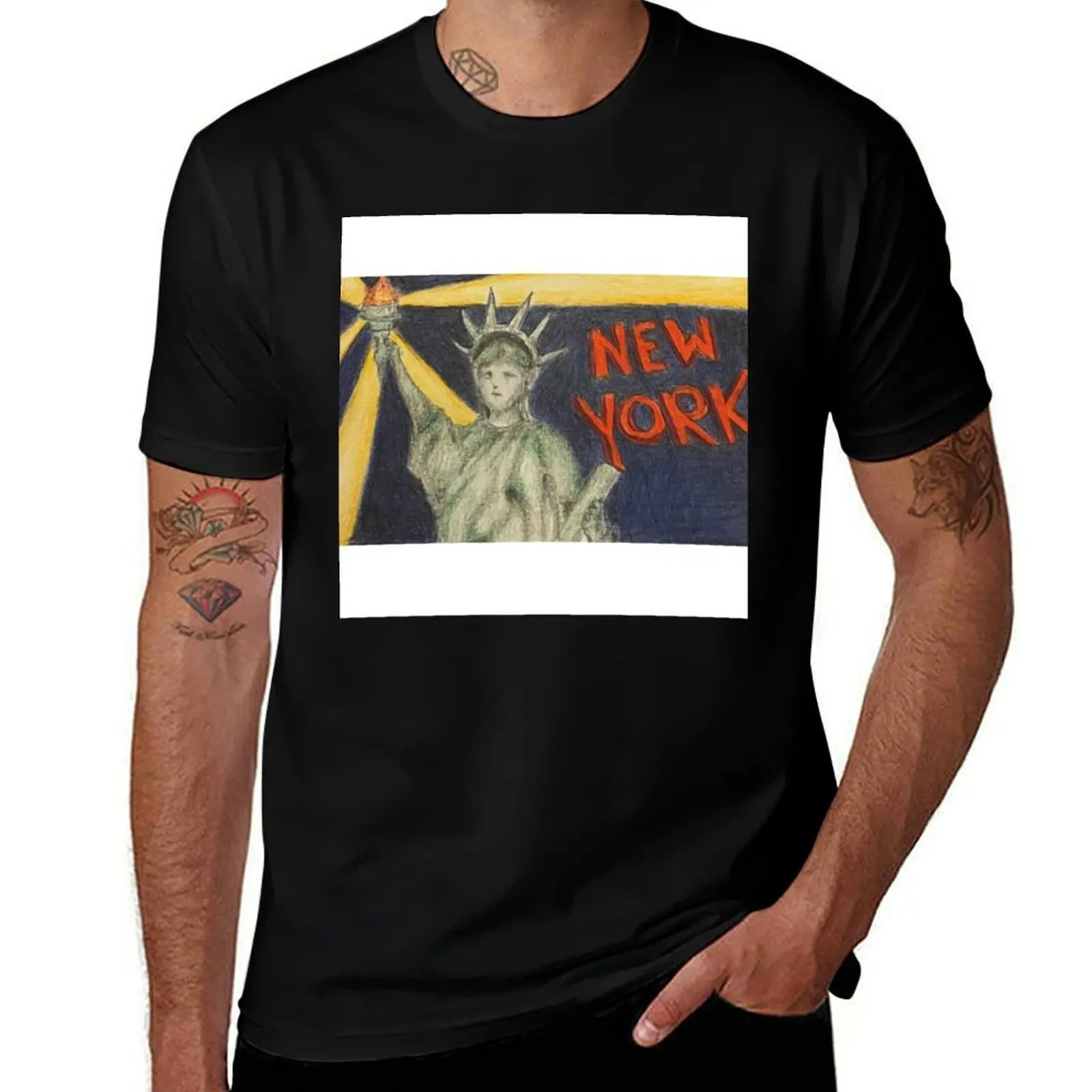

It’s New York T-Shirt Breathable Mesh Panel T-Shirt