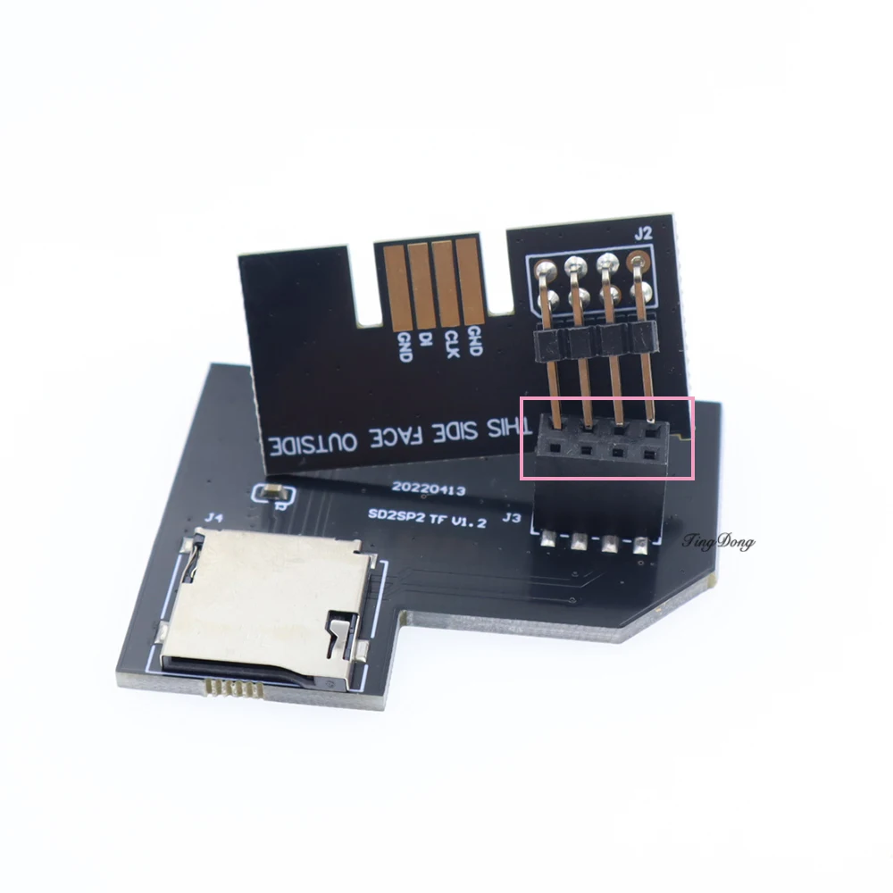 1 قطعة TF بطاقة محول قارئ بطاقات ل نينتندو GameCube NGC SD تحميل SDL مايكرو SD بطاقة محول المنفذ التسلسلي 2 SD2SP2 بطاقة برو