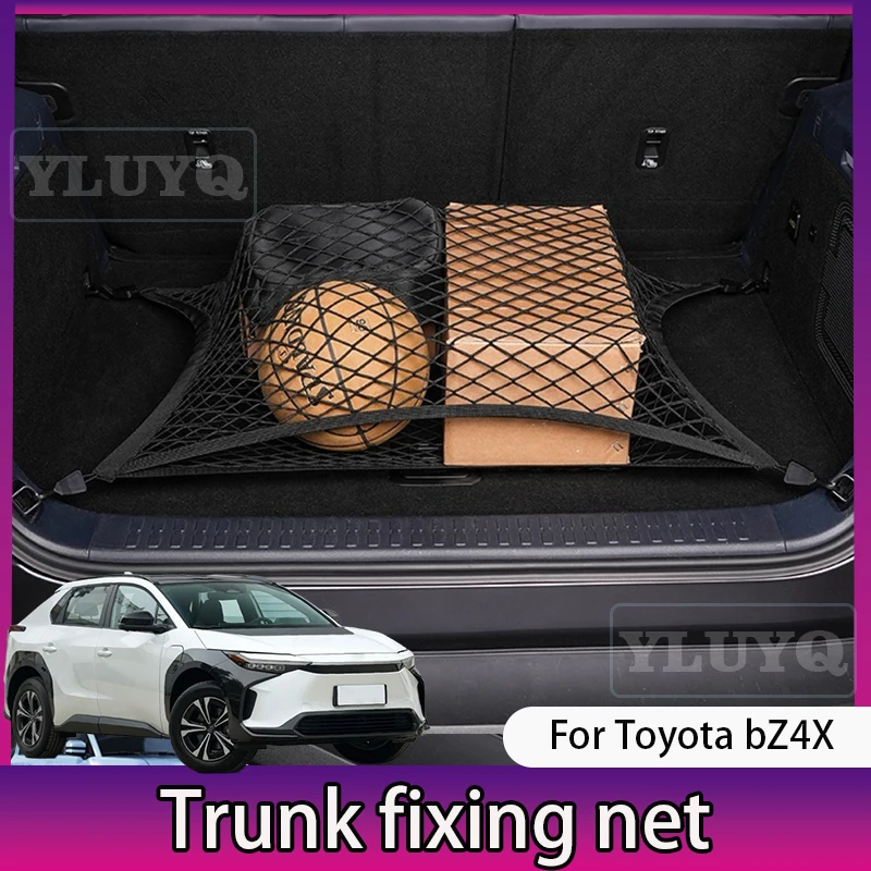 

Для Toyota bZ4X карман для багажника, двухслойный нейлоновый карман для хранения багажа, нескользящий фиксированный 2022-2025, аксессуары для салона автомобиля