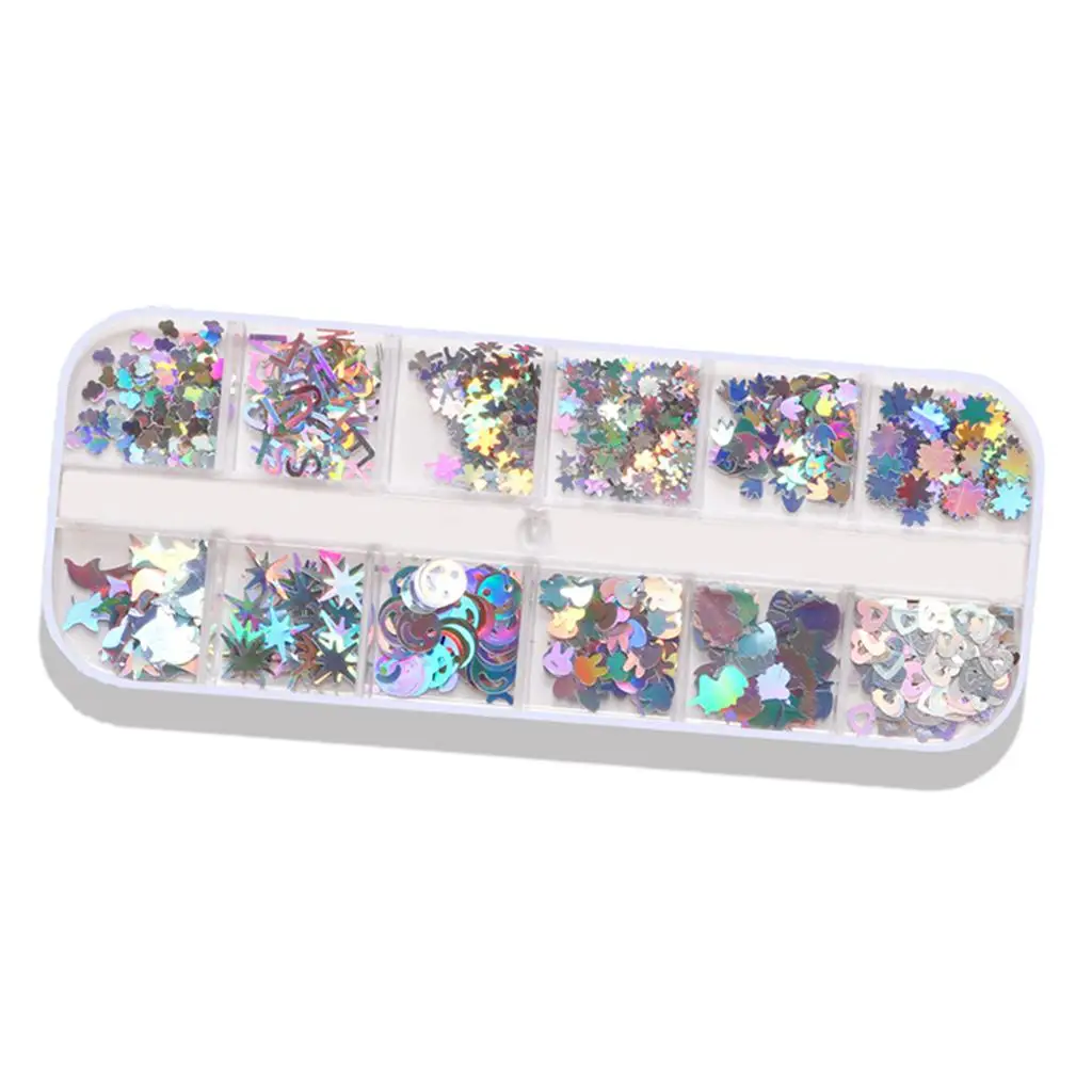 プロのDIYクラフトネイルパレット箔フレークネイルアート用品