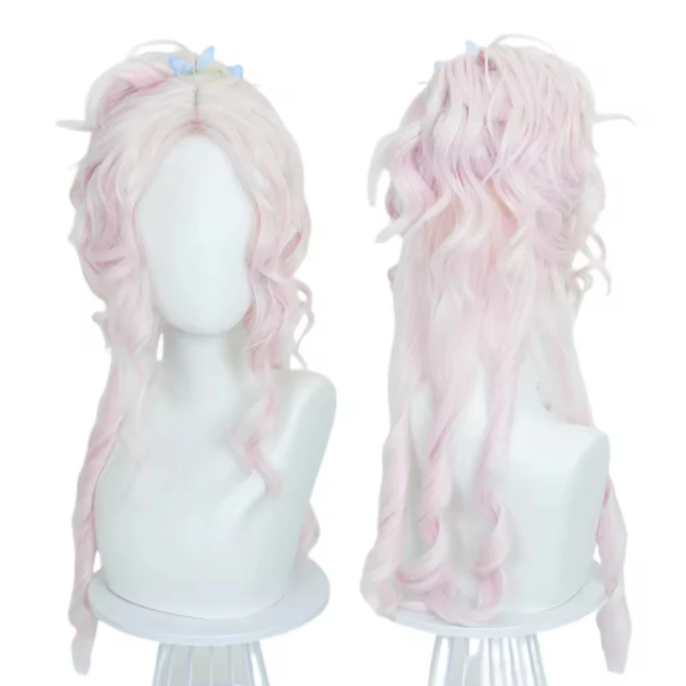 วิกผมตัวละครเอนิด ซินแคลร์ วิกผมสีชมพูแบบคลิปติดผมครึ่งหางม้า เหมาะสำหรับผู้หญิง สาวๆ ใช้ในงานปาร์ตี้ฮาโลวีน ชุดแฟนซี และเป็นเครื่องประดับ