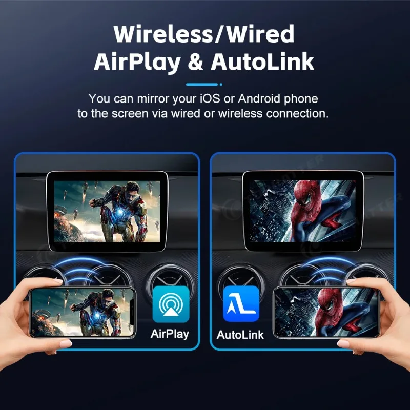 Kit de actualización inteligente para Mercedes Benz Clase C/E W207 W212 W213 agregar CarPlay y Android Auto a pantalla Original Plug and Play