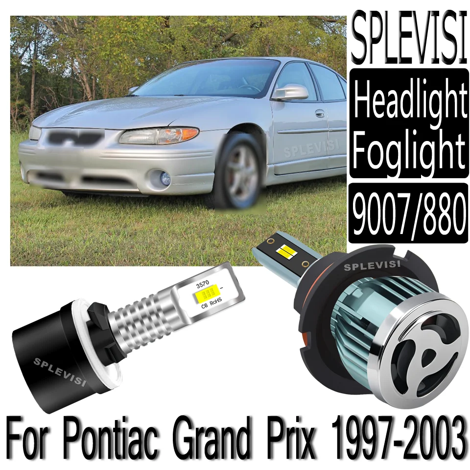 

Extended Lifespan LED Headlight Foglight 12v Improved Night Visibility For Pontiac Grand Prix 1997 1998 1999 2000 2001 2002 2003