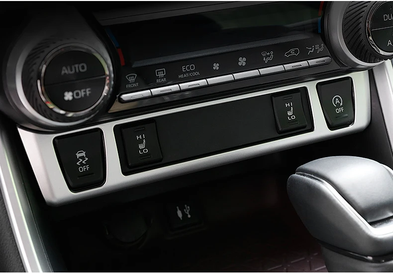Für Toyota RAV4 XA50 2019 2020 2021 2022 2023 2024 2025 Hybrid ABS Auto Zentrale Steuerung Sitz Wärme Taste Abdeckung trim Zubehör – Detail 11
