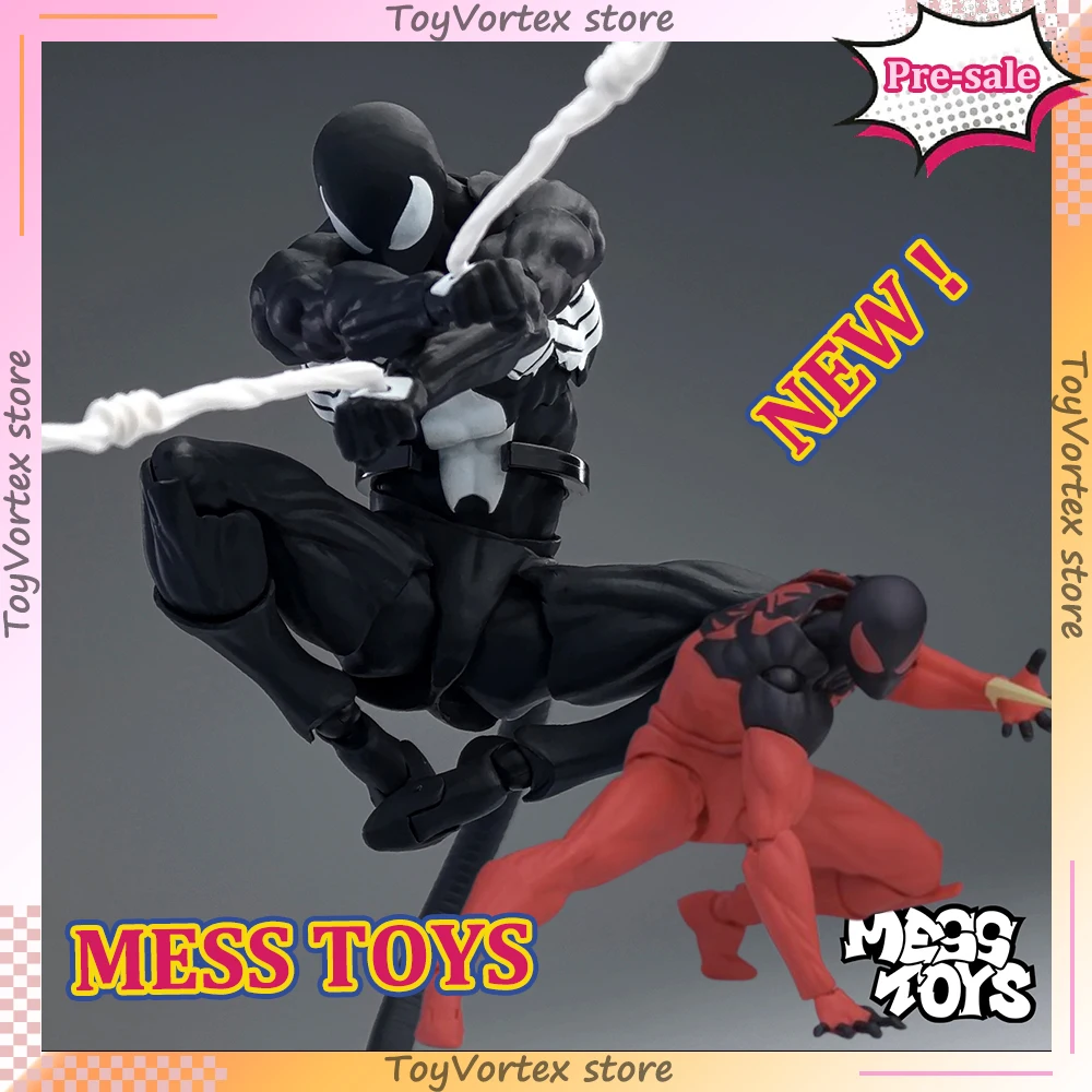 

Mess Toys Black Red Spider Scarlet Spider Kaine Parker Ct Toys Spider Black Suit Neighbor Symbiote Anime Action Figure Gift Toys