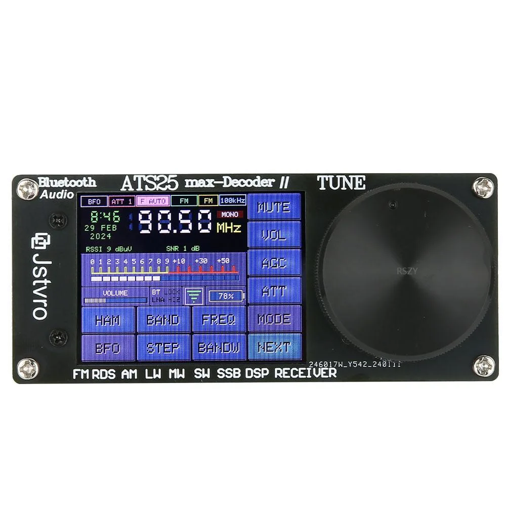 

ATS25 max-decoder2 Registered Edition 2024 Long Range High Impedance Full Band Radio