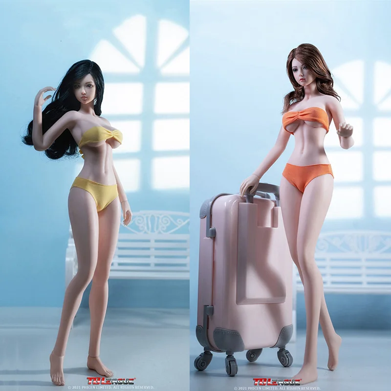 

TBLeague PLLB2021-S40/S41 S40A/41A 1/6 Scale Female Tall Slender Pale Big Breast Body With Detachable Feet Action Figure Model