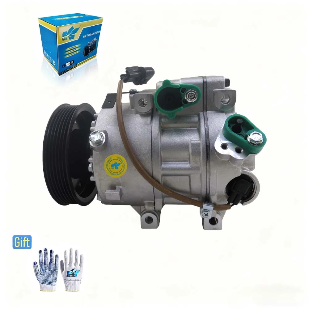

New High Quality 12V 6pk Auto AC Compressor for Hyundai Santa Fe I 2.2 2005 - 2006 977011U650 977012B151 TSP0155939