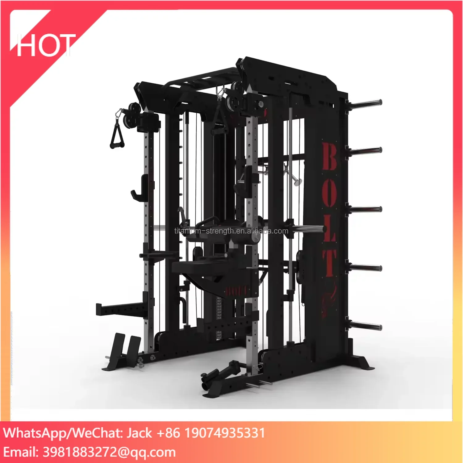 

Многофункциональная станция фитнес Смит машина спортивное оборудование