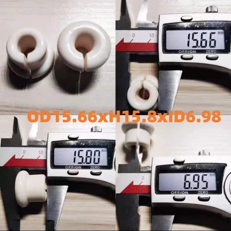

Qipang Ceramic C-shaped Thread Threading Wear-resistantU-shaped Opening Porcelain Eye ceramic eyelet